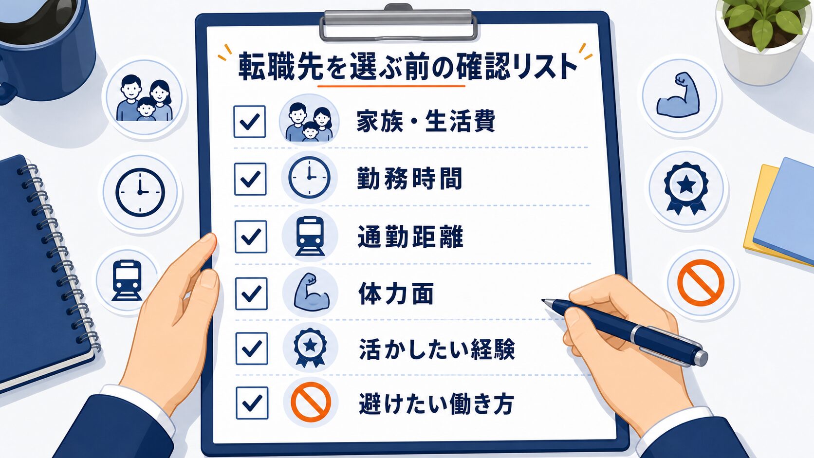 消防士が転職先を選ぶ前に確認することのチェックリスト